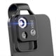 thumbnail image 1 of Mini Microscopio de Bolsillo para Teléfono 200X con Luz LED/Clip Universal, Cámara de Microscopio Digital Portátil (Negro, con CPL), 1 of 5