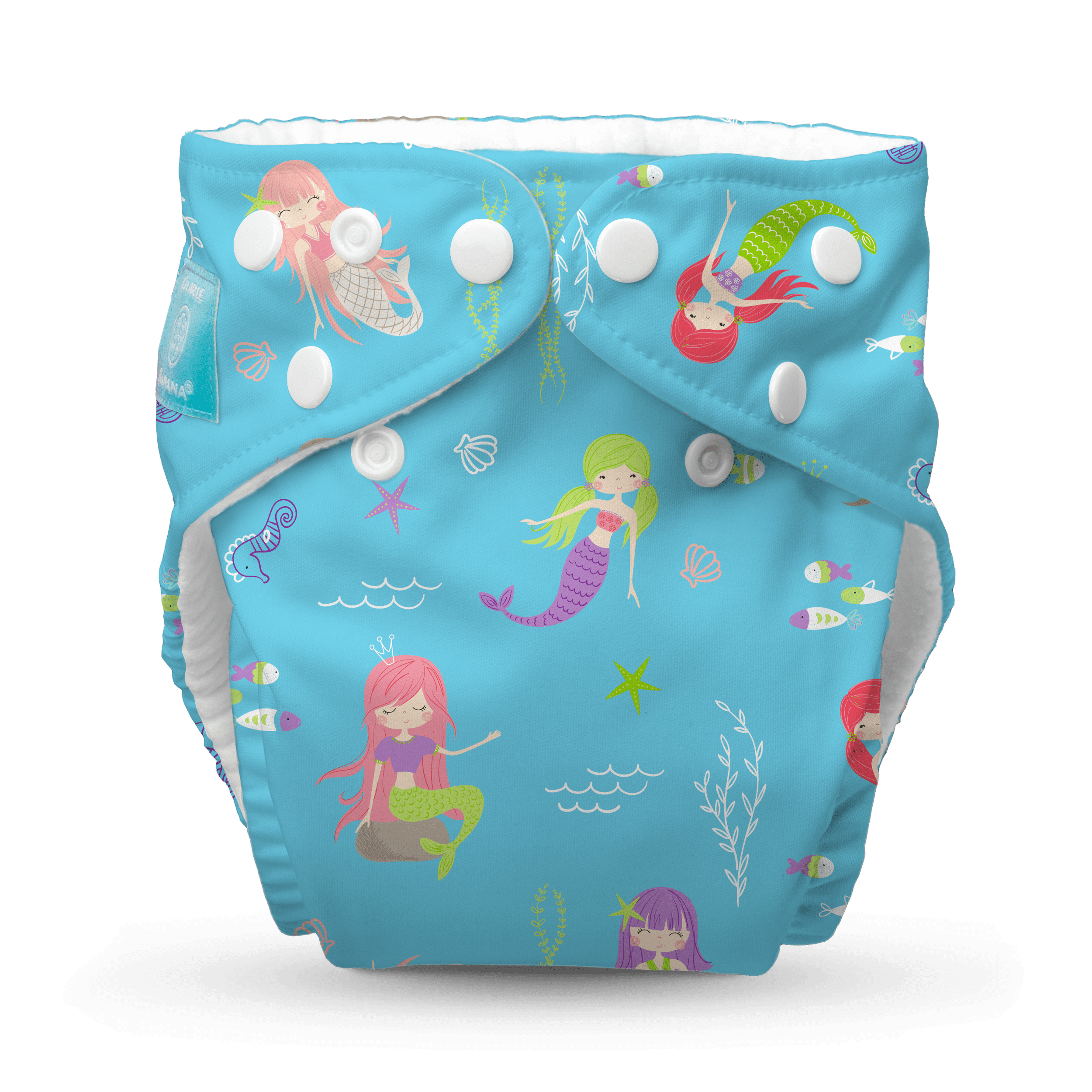 Charlie Banana Reusable Baby Cloth Diapers, OneSize, Washable—1 Soft