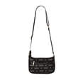 thumbnail image 2 of XOXO Medium Black Urban Heart Cross Body Handbag with Purse for Women, 2 of 7