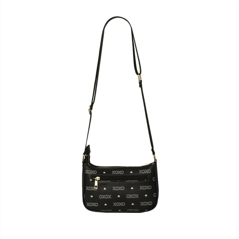 xoxo  XOXO Vegan Leather Crossbody Handbag with Purse for Women