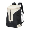 thumbnail image 1 of Lipstore Badminton Backpack Easy Carrying Racquet Carrying Bag Convenient Rucksack Tennis White, 1 of 8