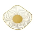 thumbnail image 2 of Frutero de alambre con forma de cesta, centro de mesa para la cocina, comedor y encimera. B_Gold_S, 2 of 5