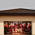 thumbnail image 6 of Valentine's Day Garage Door Backdrop, Patio Party Decoration Hanging Flag, Seasonal Door Cover for Holiday Festivities, 6 of 6