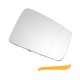 thumbnail image 1 of Reemplazo de vidrio de espejo retrovisor del lado derecho calefaccionado blanco con respaldo para Mercedes-Benz S/C/E-class, 1 of 6
