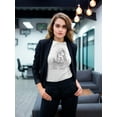 thumbnail image 2 of Star Girl Silhouette Art Shaped T-Shirt Women -Image by Shutterstock, Female Medium, 2 of 4