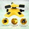 thumbnail image 6 of Aodebiao Garden Sprinkler,Upgrade Lawn Sprinklers Automatic 360 Degree Rotating Irrigation Grass Water Sprayer System,Garden Hose Sprinkler for Yard/Built in 36 Units Angle Spray Nozzles, 6 of 8