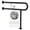 Black-Wall to Floor-31.5 Inch, variant on Toilet Safety Frame White Wall to Floor 31.5 Inch Bathroom Support