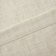 thumbnail image 4 of DriftAway Pom Pom Linen Textured Solid Semi Sheer Airy Energy Efficient Privacy Elegant Window Curtain Rod Pocket 2 Panels, 52" x 84", Beige, 4 of 7