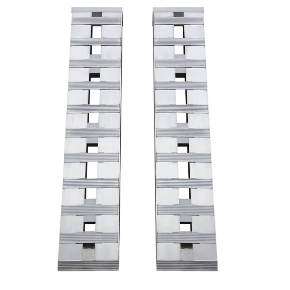 Aluminum Ramps – 6000 lbs Load Capacity, Lightweight and Durable, Set of 2 for Easy Vehicle Loading
