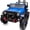 Blue, variant on Hikiddo 12V Ride on Toy, 2-Seater Kids Ride-on Truck Electric Car with Remote, Bluetooth - Hot Pink