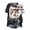 Black, variant on Women Halloween Shirts Bloody Shirt for Women Funny Crew Neck Short Sleeve Halloween Blood Clothes Gift Blood Splatter Top(Orange,L)