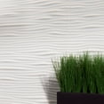 thumbnail image 4 of FASÄDE Waves Decorative Vinyl Backsplash 15 sq ft Kit in Gloss White, 4 of 7