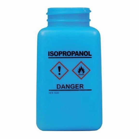 Menda Graduated IPA Bottle,6 oz.,HDPE,Blue 35736