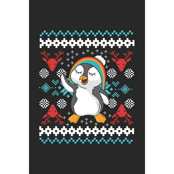 Ugly Christmas Penguin: 120 Pages I 6x9 I Graph Paper 4x4 (Paperback)