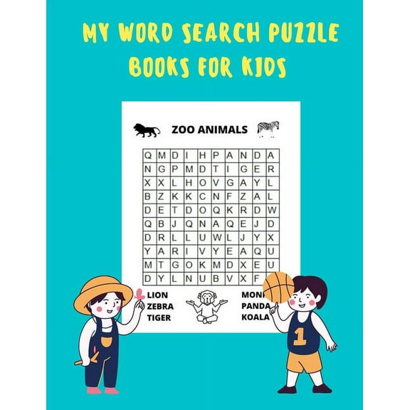 My Word Search Puzzle Books For Kids: word searches for Clever kids ages 6-8, Wordsearches For Second Grade, 60 Large Print Word Search Puzzles, Words