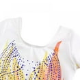 thumbnail image 2 of Gymnastics Leotards for Girls Long Sleeve Ballet Dance One Piece Outfit Color Gradient Sparkly Dancewear for 5-12 Years, 2 of 8