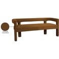thumbnail image 6 of Meridian Furniture Athena Saddle Velvet Bench, 6 of 34