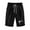 Black, variant on Iyufng Shorts for Women Plus Size Casual Linen Shorts Women,Fashion Women Short Printed Tight High Waist Pocket Elasticity Sports Half Shorts Pants Features