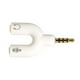 thumbnail image 3 of Seitruly Divisor de audio de 3,5 mm Tipo Interfaz de conector estéreo 2 en 1 Convertidor de sonido externo Accesorios para micrófono de teléfono blanco Type3 NO3, 3 of 6