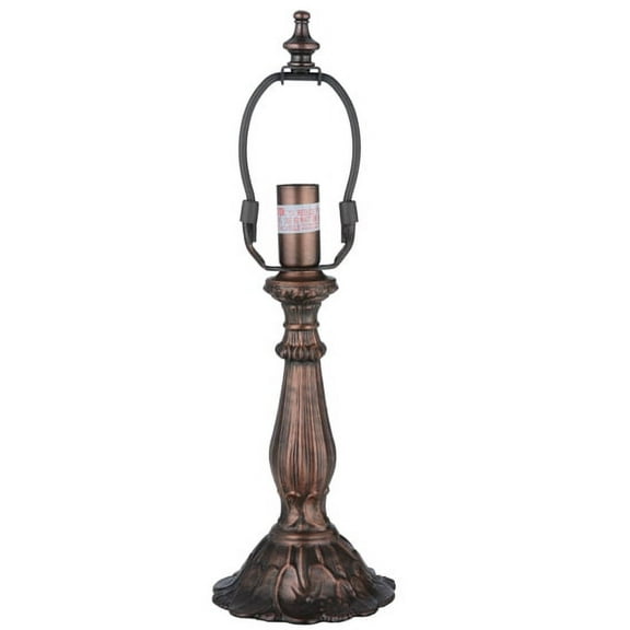 Meyda Tiffany 17285 Lily 8" Tall Lamp Base - MultiColor