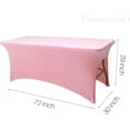 thumbnail image 2 of Framendino, 2 Pack Lash Extension Bed Cover Stretchy Massage Fitted Spa Table Pink, 2 of 7