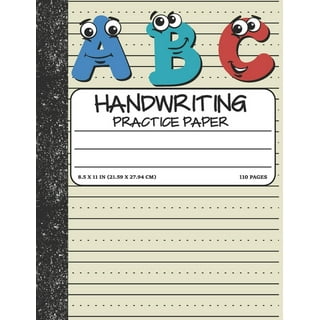 My Notebook Of Ideas: Practice your ABC's Kids Notebook Large 8.5 x11 Great  size for Practicing Writing Pre-K to 3rd grade or Story Paper fo  (Paperback)