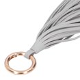 thumbnail image 1 of Tassel Keychain, Light Weight Widely  Leather Tassel Design Craft Keychain Practical Decorative  for Mobile Phones for Car Keys for Handbags Decoration Gray, 1 of 7