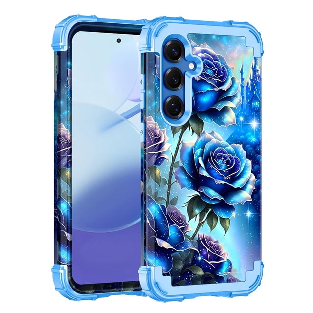 Funda Miqala para Samsung Galaxy S25 Plus 5G de 6.7 pulgadas, color azul