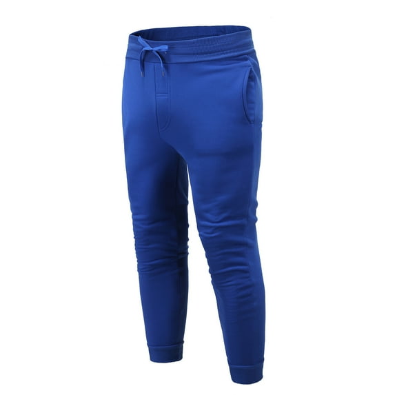 Eashery Men Pants Casual Relaxed Fit Comfort Stretch Cotton Chino Pants Stretch Cargo Pant Mens Jogger Pants (Blue,Medium)