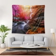 thumbnail image 2 of Tapestry Forest Creek Aesthetic para pared de habitación, 150 x 130 cm, microtela, 2 of 2