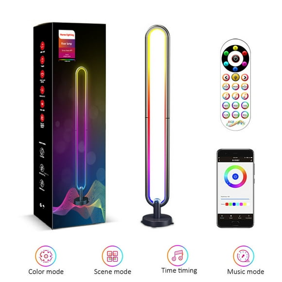 Floor Lamp Graffiti Bluetooth Corner Lamp APP Desktop Lamp Led Floor Lamp
