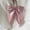 Light Pink, variant on Classic Solid Bow Tie for Elegant Preppy Style Necktie Fashionable Versatile Accessory Blue One Size