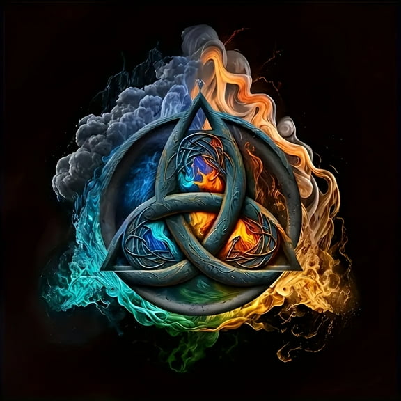 5D DIY Artificial Full Diamond Painting Set - Adult Beginner, Religious Totem Diamond Art, Sparkling Rhinestone, for Home Wall Decor & Gift - Perfect for Art Lovers & Adults