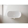 thumbnail image 3 of Elegant Kitchen & Bath BT10659GW-WHT 59 in. Soaking Bathtub, Glossy White with Polished White Trim, 3 of 7