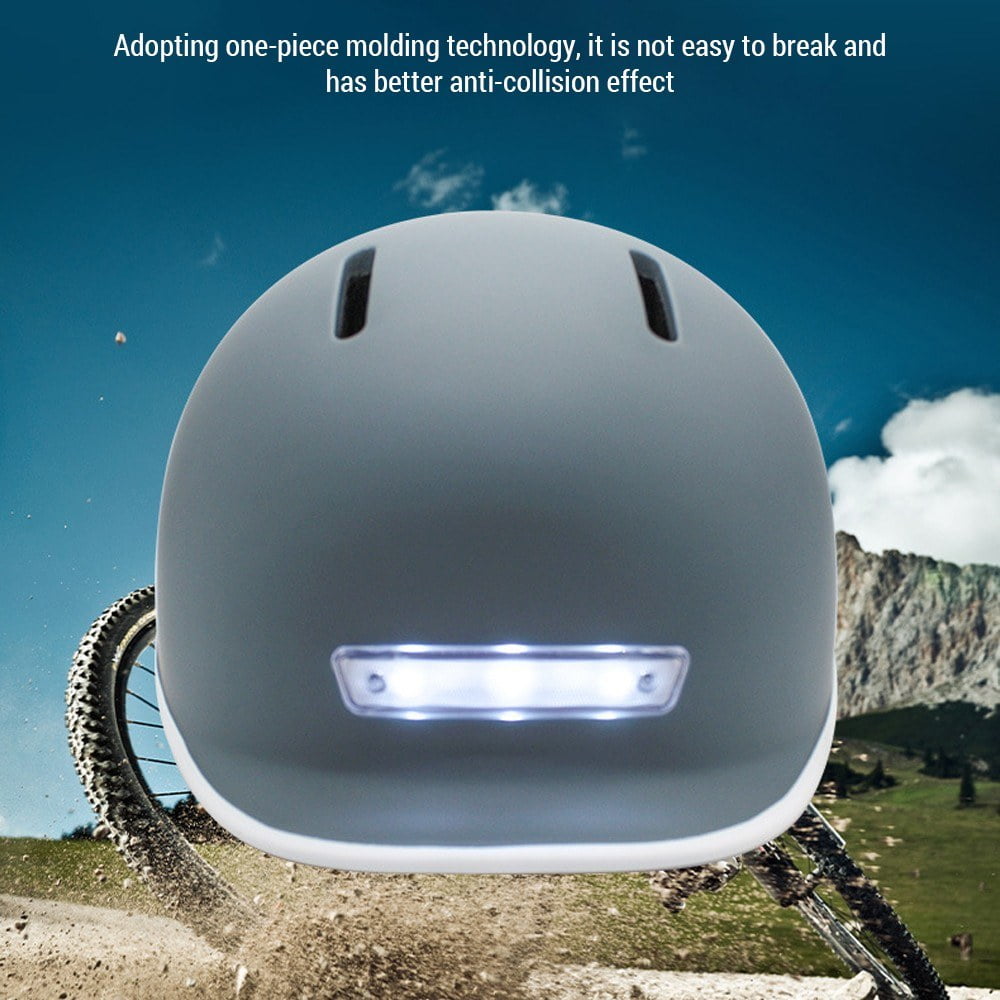 Lightweight Breathable Cycling Helmet with Night Warning Light
