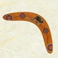 thumbnail image 3 of Boomerang Dos en Bois Boomerangs Sport Boomerang pour Athlètes Boomerang Lanceurs, 3 of 5