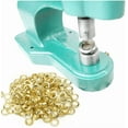 thumbnail image 5 of iMeshbean Grommets Eyelets 500pcs Gold 1/4 Inch Grommets & Washers For Heavy Duty Hand Press Eyelet Grommet Machine, 5 of 9