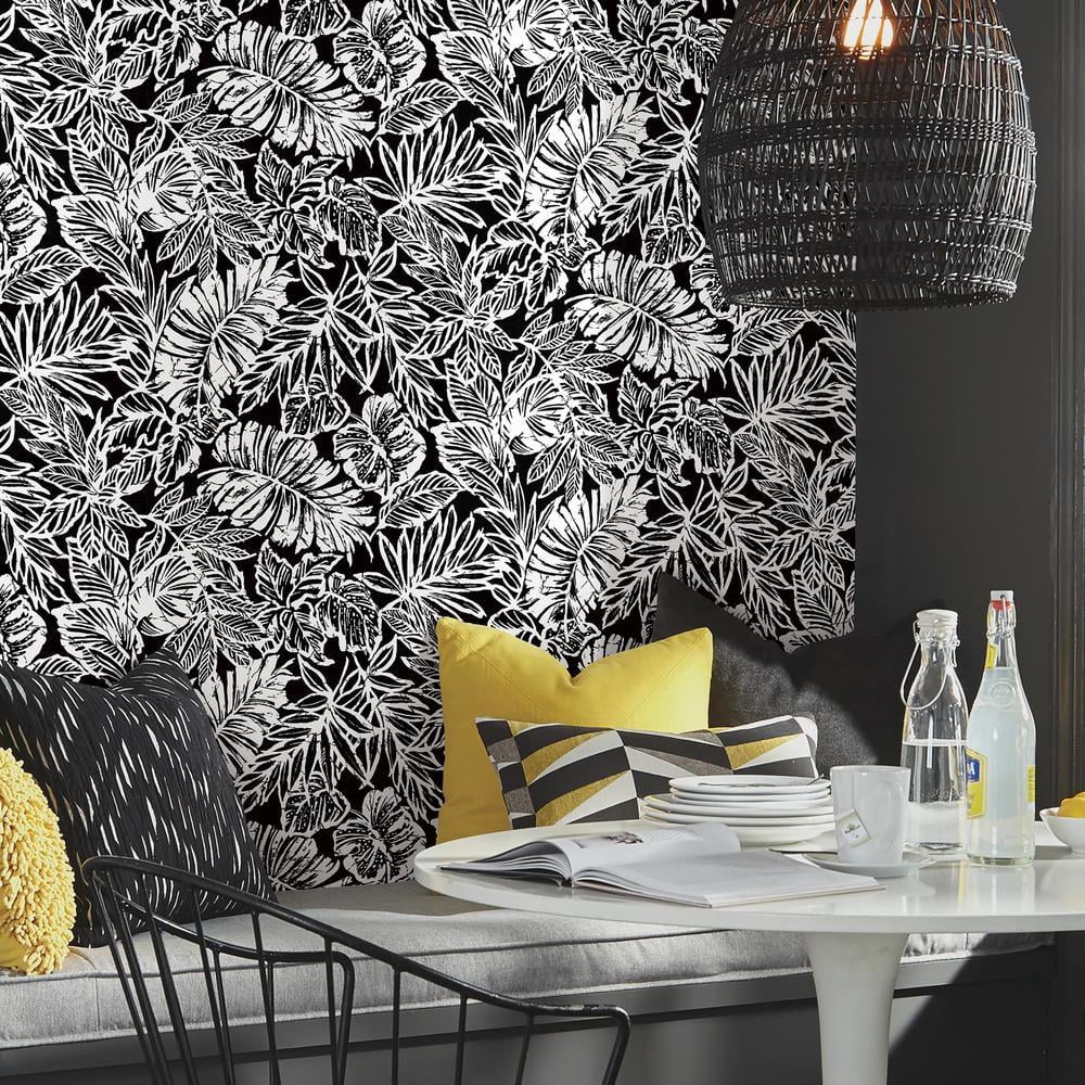 Tropical Leaf Peel and Stick Wallpaper