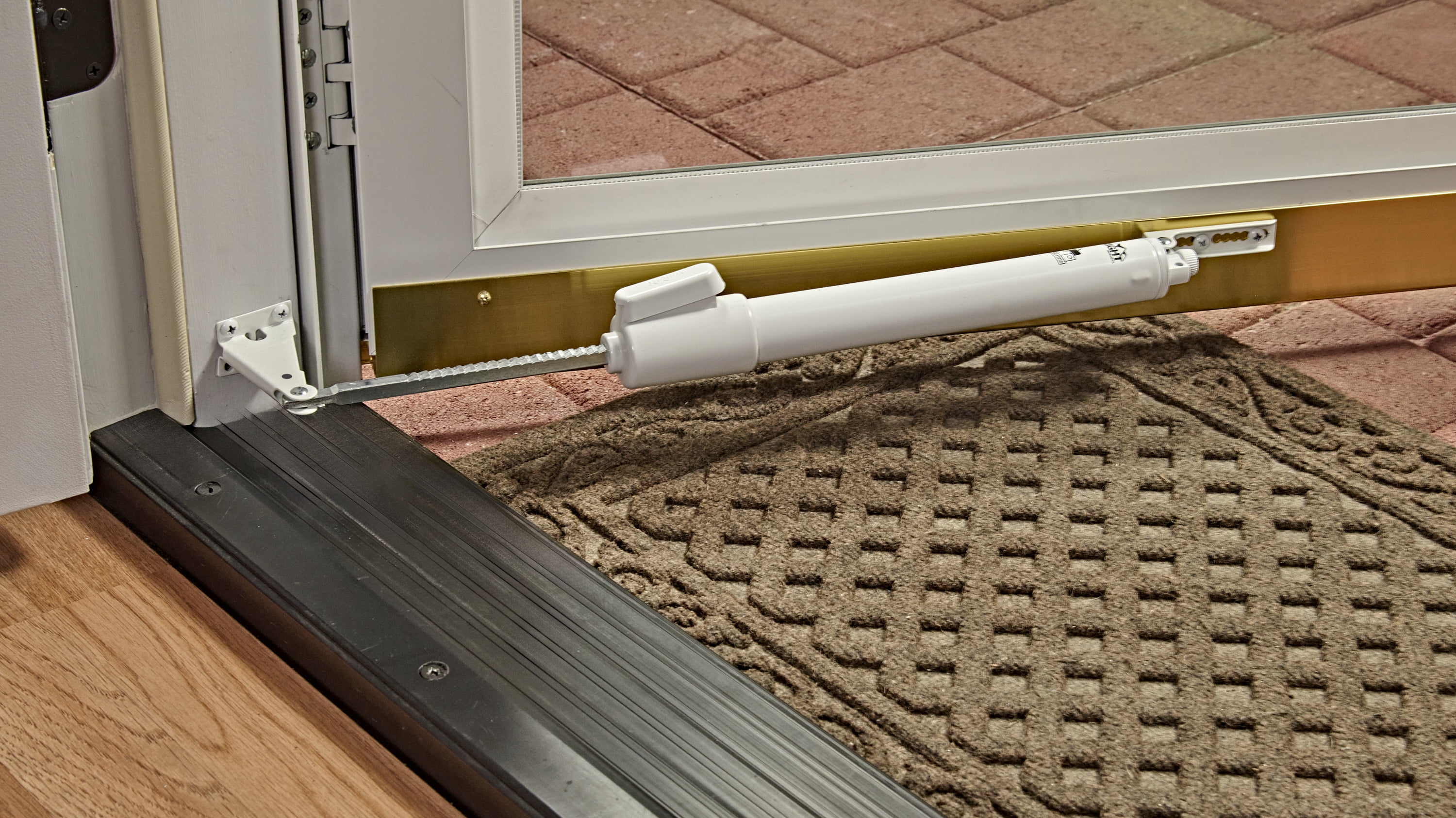 Wright Products Standard Duty E-Z Hold Pneumatic Screen and Storm Door Closer, White