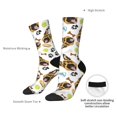 thumbnail image 4 of Logiee German Shepherd Dog Print Adult Socks for Men & Women,Calf Socks, Ankle Socks,Boots Socks,Breathable Casual Sock,Unisex Crew Socks, 4 of 6
