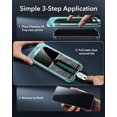 thumbnail image 3 of WWS-3 Pack pour iPhone 14 Pro Max Protecteur d'Écran, [Dureté 9H] [Grade Militaire Incassable] Film en Verre Trempé avec Plateau Ajustement Parfait, 3 of 4