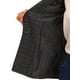 thumbnail image 5 of Blazers para mujer Chaqueta tipo blazer a cuadros con solapa con muesca Boyfriend Gris Negro S, 5 of 6