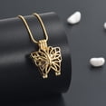 thumbnail image 5 of Butterfly with jar  Cremation Pendant Small Urns For Ashes Keepsake Urn Necklace mini urns, 5 of 5