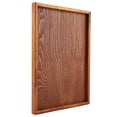 thumbnail image 2 of Rectangle Wooden Tea Tray Serving Table Plate Snacks Food Storage Dish for Hotel Home(35*24cm), 2 of 5