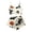 Beige, variant on Weebloom Halloween Womens Pajama Set Pumpkin Sleeveless Camisole Silk Satin Pajamas Set 3Pcs Floral Lace Sleepwear Nightwear Pjs Loungewear White L