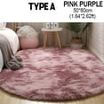 thumbnail image 2 of 47"x79"/39"x63" Modern Large Oval Soft Carpet Floor Bedroom Mat Fluffy Area Rug for Living Room Home Decor, 2 of 4