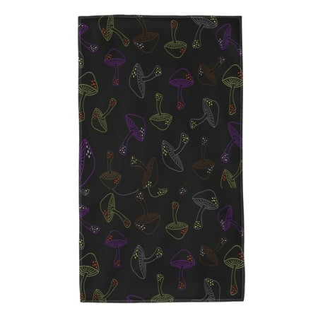 

Home Towels Magic Mushroom Absorbent Hanging Hand Towel Small Bath Towel Decorative Kitchen Dish Guest Towel For Spa Gym Hote27.5x16in