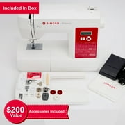 SINGER 62C Brilliance™ Plus Computerized Sewing Machine with Extension Table & Accessory Kit | 180 Stitch Applications, LCD Screen & High-End Touch buttons | Perfect for Creative Sewing Projects