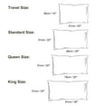 thumbnail image 6 of PiccoCasa Microfiber Pillowcases Set of 2 Pillowcases Queen White 20"x30", 6 of 7