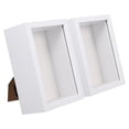 thumbnail image 1 of OULII 2Pcs White Wooden Photo Display Box with Glass Window for Dried Flowers Specimen Display, 1 of 8